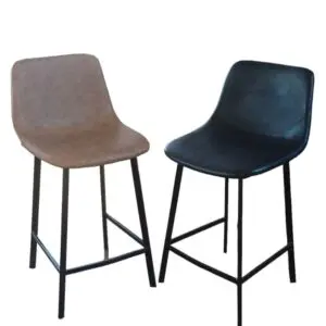 Silla de Bar Chicago Negra 63 cm