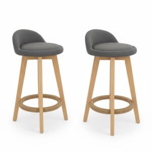 Silla de Bar Marsella Gris 63 cm x 2 Unidades
