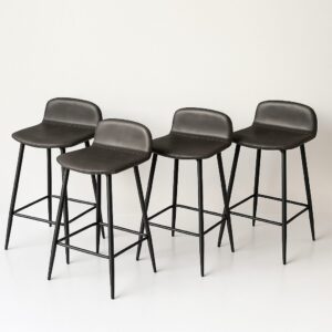 Silla de Bar Oxford Gris 63 cm