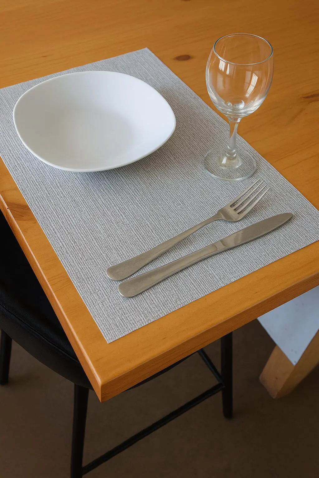 Individuales Premium 12 unidades Gris Claro