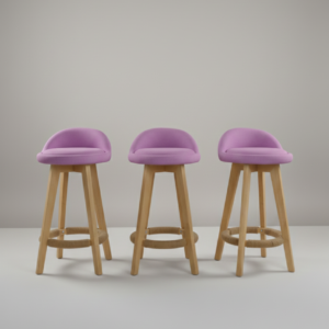 Silla de Bar Marsella Rosado 63 cm x 3 unidades