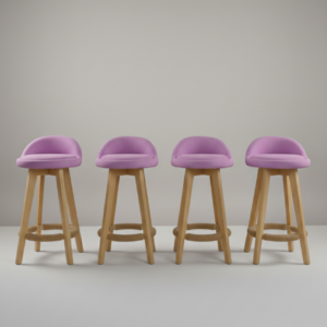 Silla de Bar Marsella Rosada 73 cm x 4 unidades